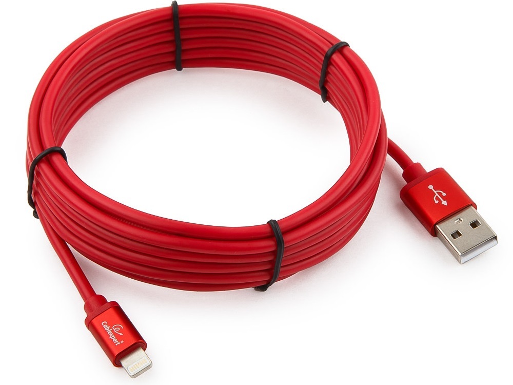 фото Кабель cablexpert microusb 3м red gembird