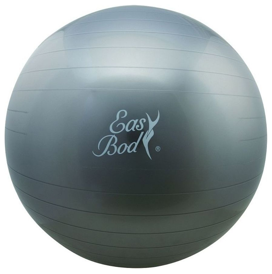 фото Мяч гимнастический easy body 1765eg-ib, серый, 55 см