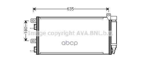 фото Радиатор кондиционера ava quality cooling bwa5256d