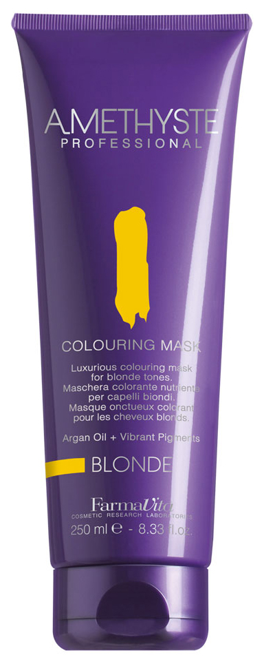 Маска для волос Farmavita Amethyste Colouring Mask Blond оттеночная, 250 мл