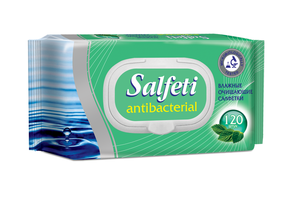 Влажные салфетки Salfeti antibac mega pack №120