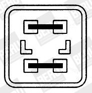 

Вентилятор охлаждения двигателя BERU LE009