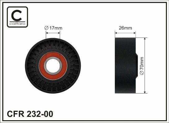 фото Натяжной ролик caffaro 232-00