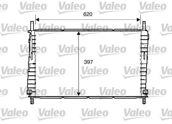 

Радиатор охлаждения двигателя VALEO 734287