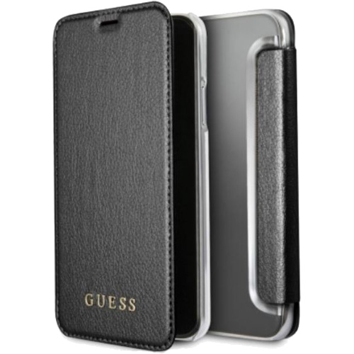 фото Чехол guess iridescent book case для iphone x/xs black