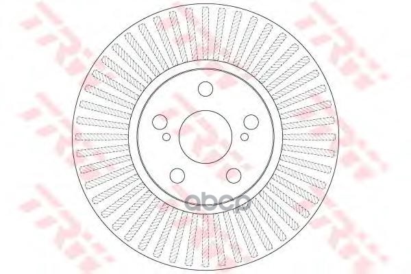 фото Тормозной диск trw/lucas df6234