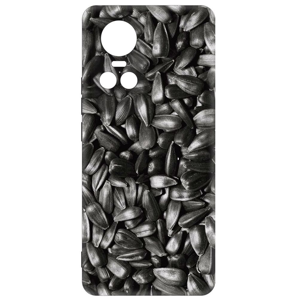 

Чехол-накладка Krutoff Soft Case Семечки для Oppo Reno10 5G черный