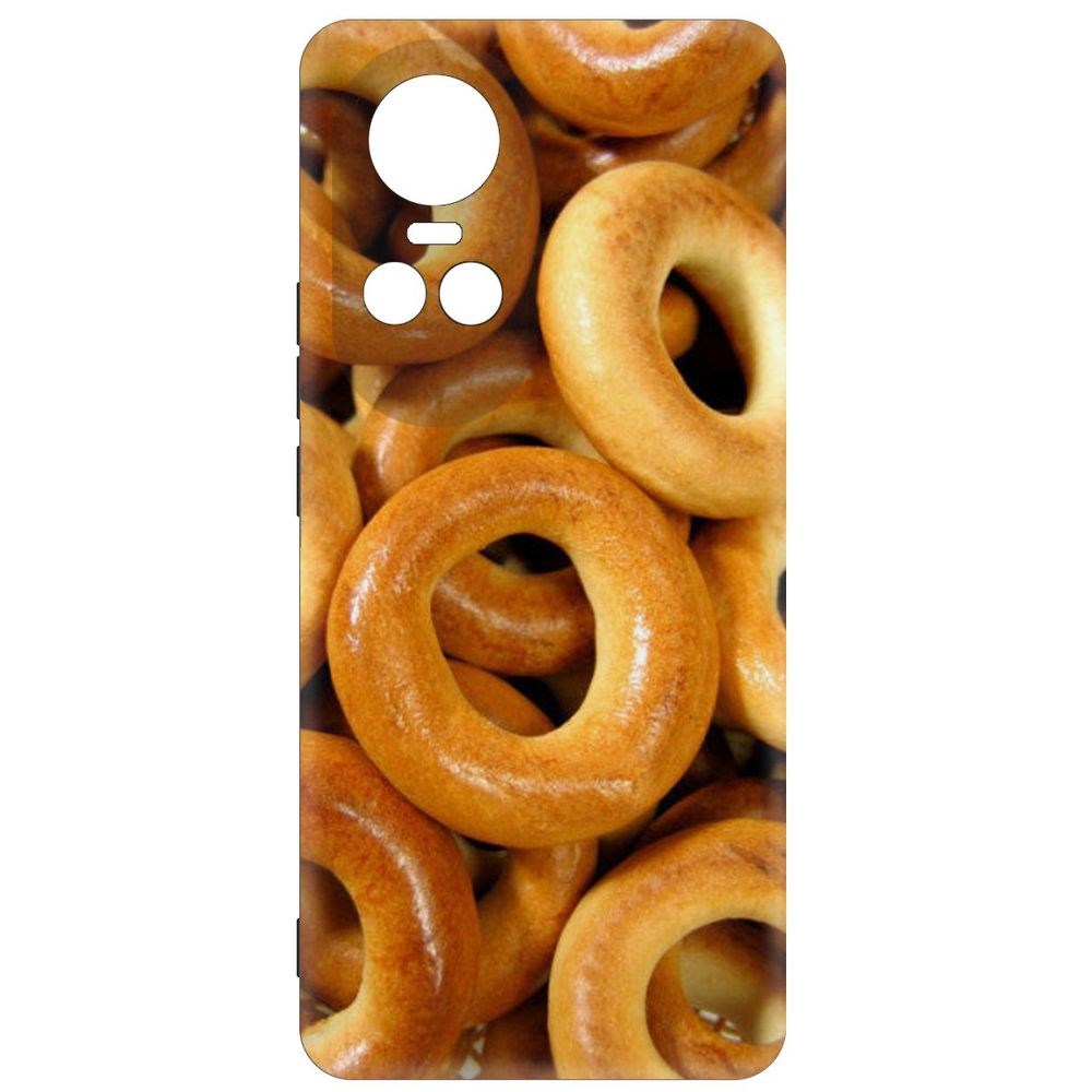 

Чехол-накладка Krutoff Soft Case Сушки для Oppo Reno10 5G черный