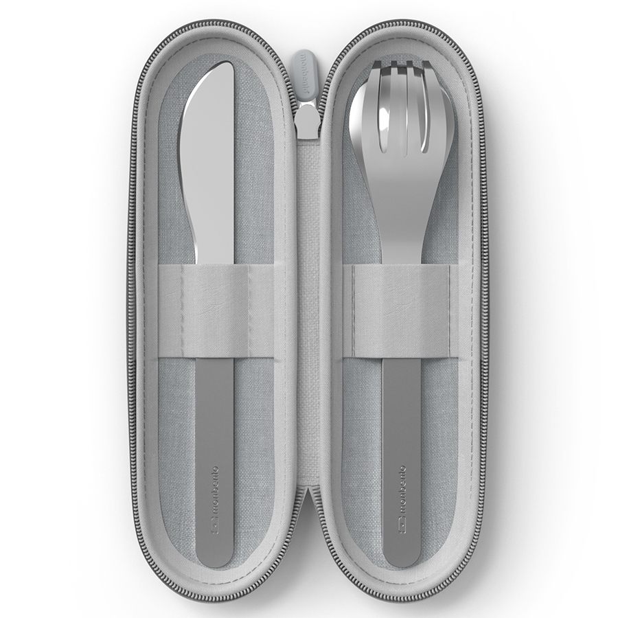 

Набор столовых приборов в футляре MB Slim Nest, серый, 3 шт. (51300030)