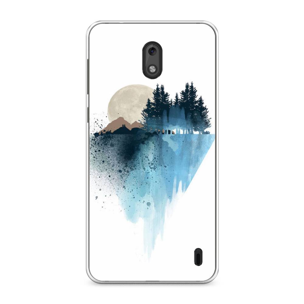 

Чехол Awog на Nokia 2 / Нокиа 2 "Горы 5", Голубой, 120850-4