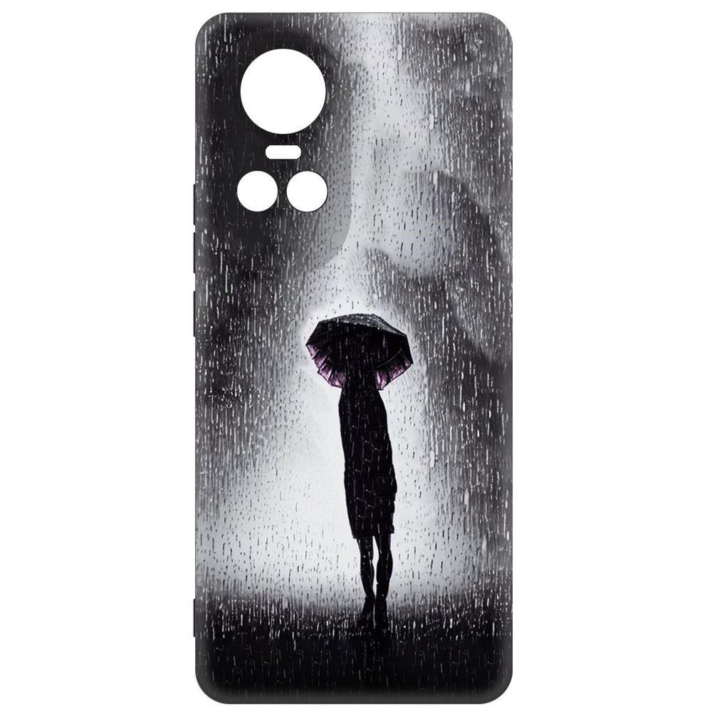 

Чехол-накладка Krutoff Soft Case Ночная крипота для Oppo Reno10 5G черный