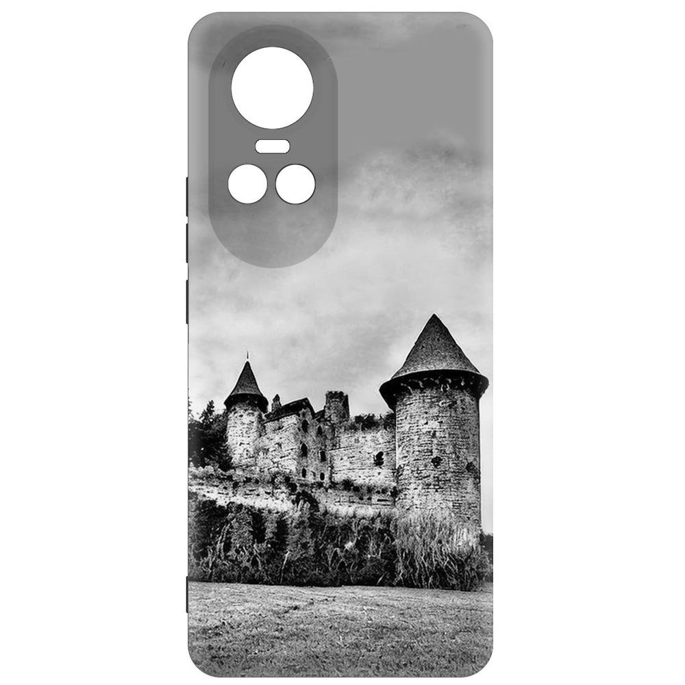 

Чехол-накладка Krutoff Soft Case Старый замок для Oppo Reno10 5G черный