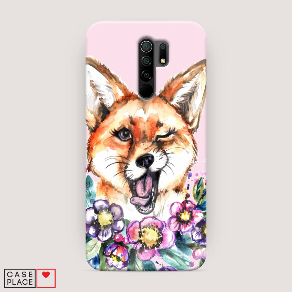 

Пластиковый чехол "Подмигивающая лиса" на Xiaomi Redmi 9, 38320-7