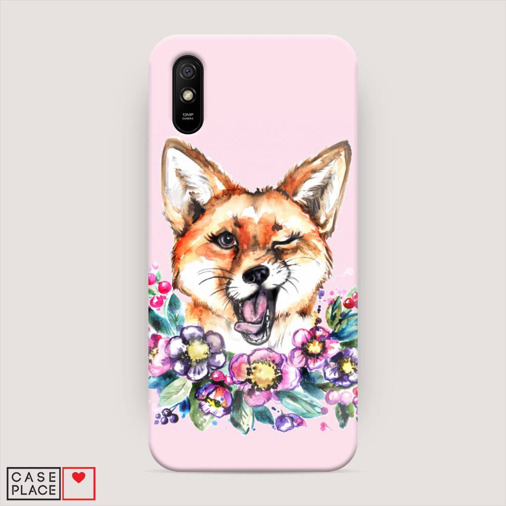 

Пластиковый чехол "Подмигивающая лиса" на Xiaomi Redmi 9A, 38920-7