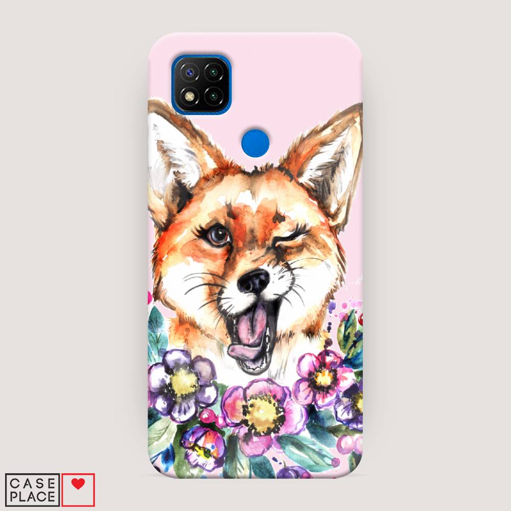 

Пластиковый чехол "Подмигивающая лиса" на Xiaomi Redmi 9C, 39020-7
