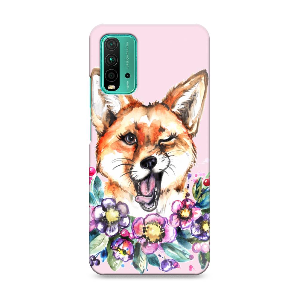 

Пластиковый чехол "Подмигивающая лиса" на Xiaomi Redmi 9T, 39820-7