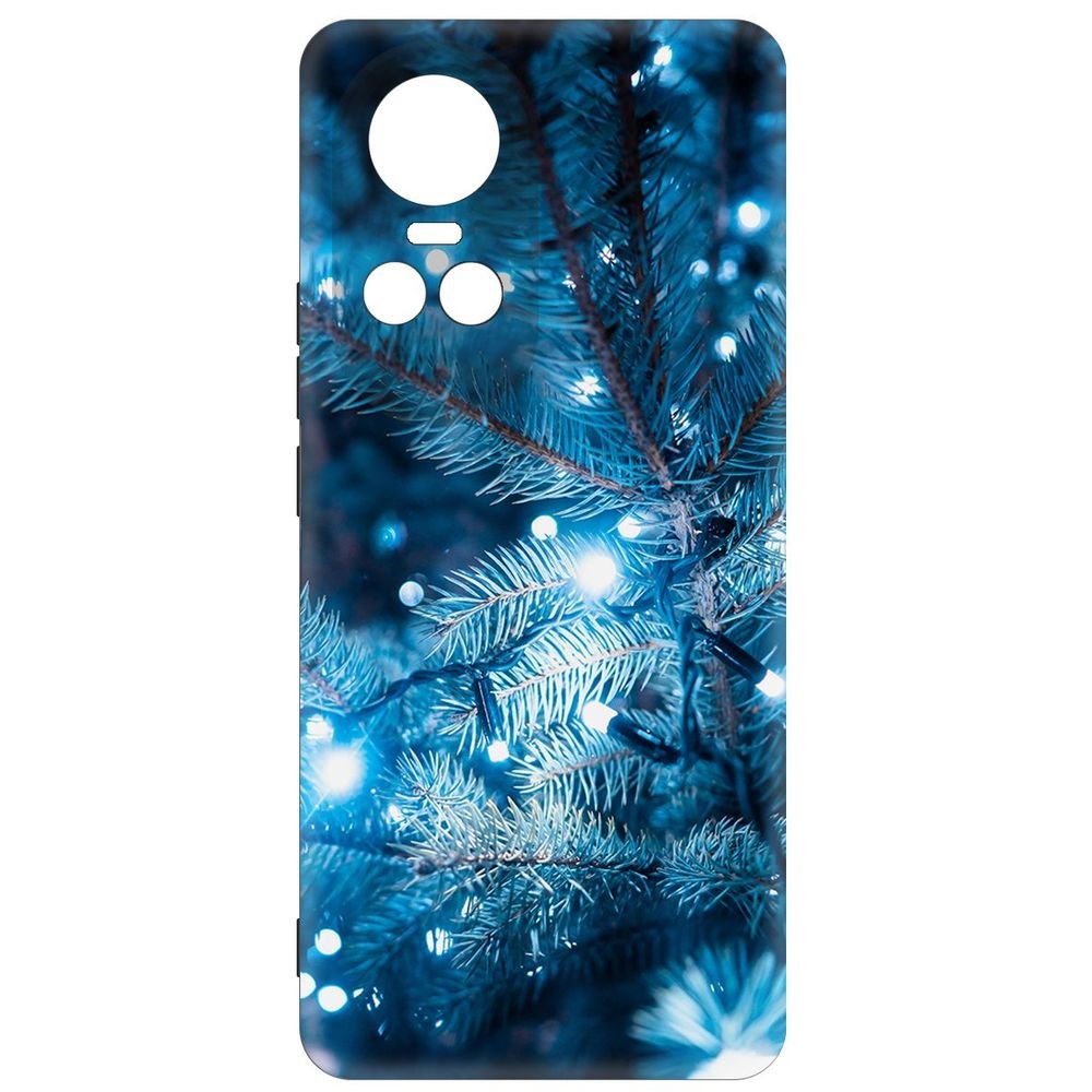 

Чехол-накладка Krutoff Soft Case Гирлянда для Oppo Reno10 Pro 5G черный