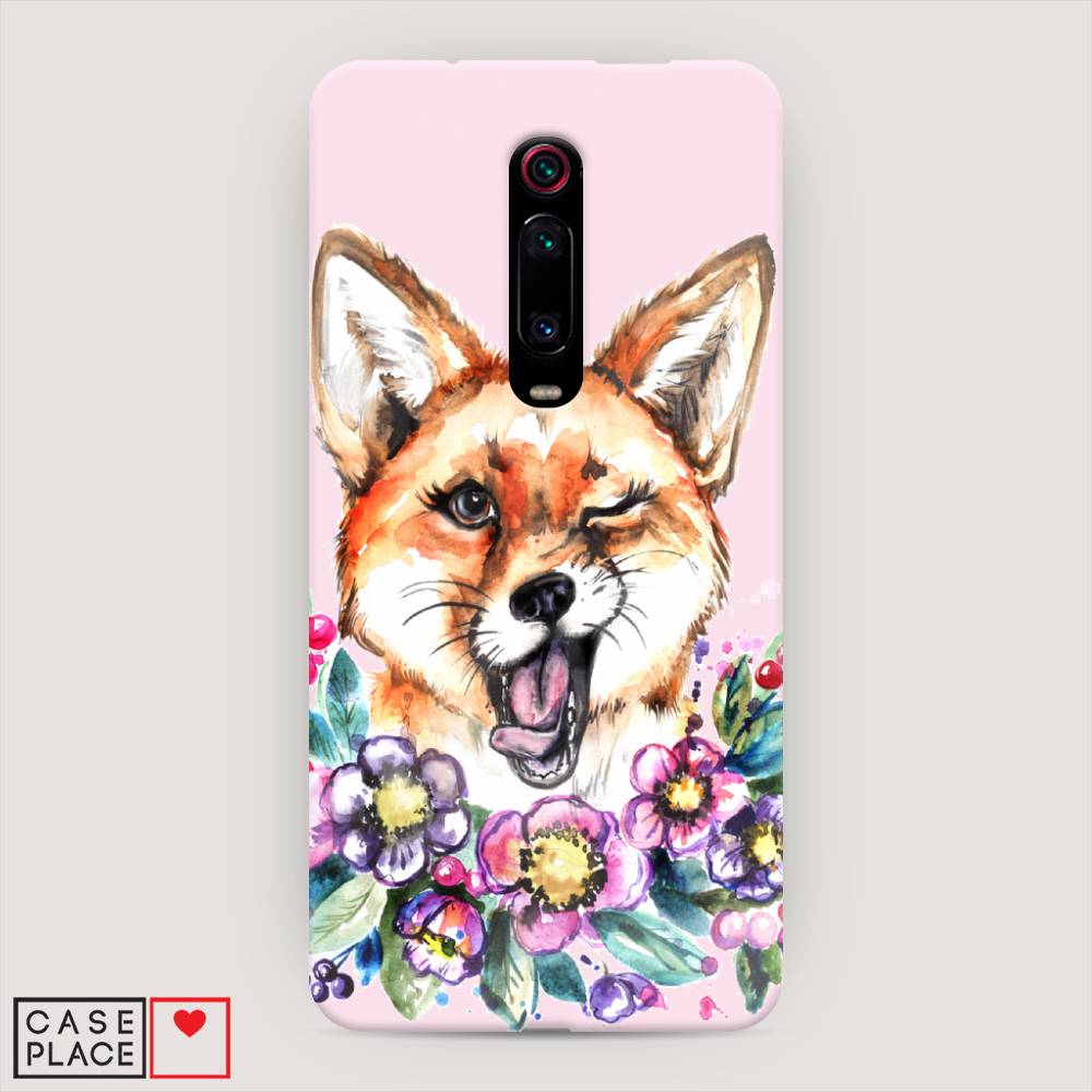 

Пластиковый чехол "Подмигивающая лиса" на Xiaomi Redmi K20, 35520-7