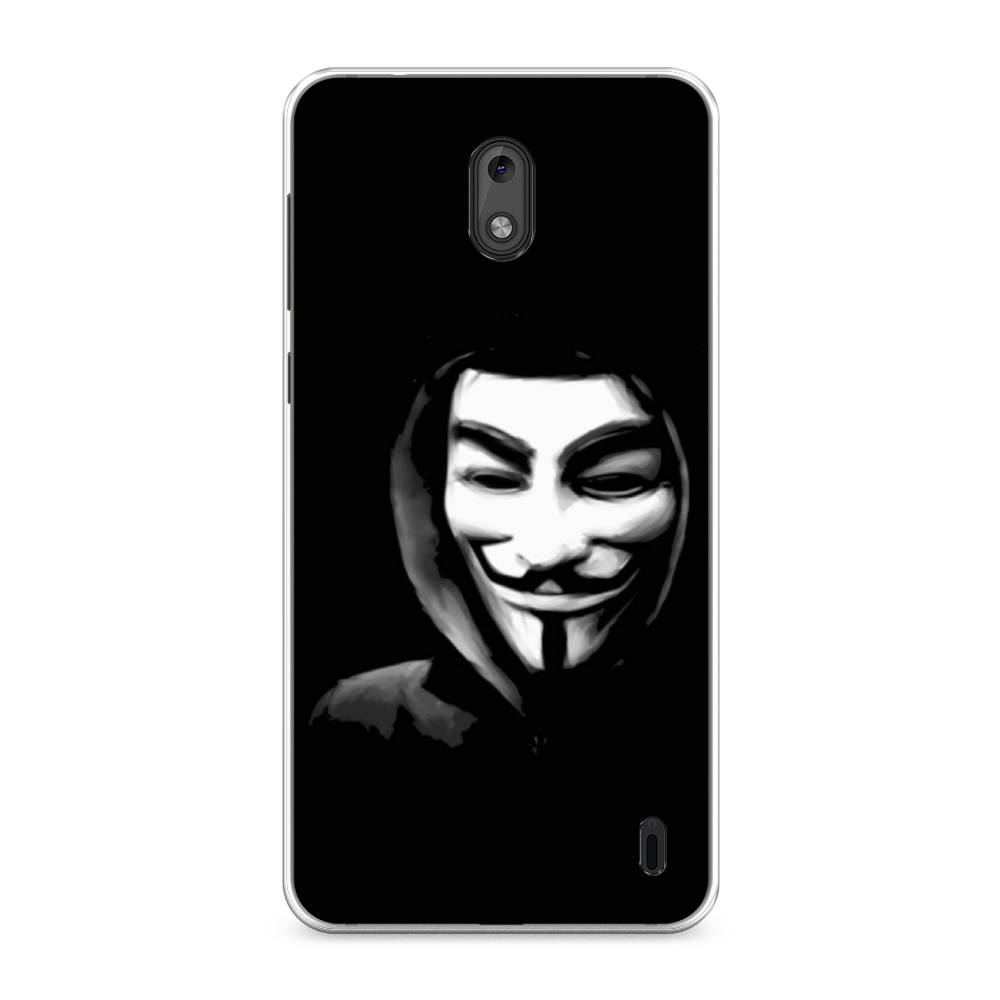 

Чехол Awog на Nokia 2 / Нокиа 2 "Анонимус", Черный;серый;белый, 120850-5