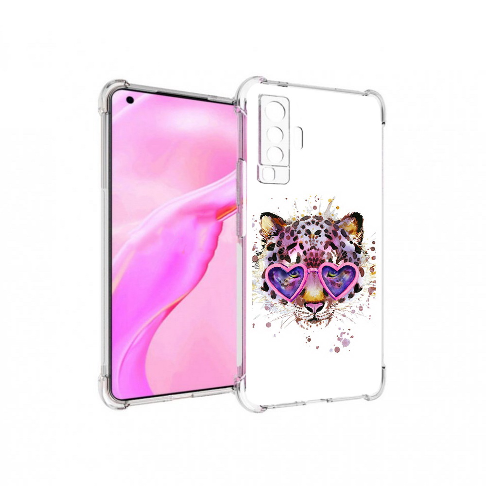 

Чехол MyPads Tocco для Vivo X50 модный леопард (PT226969.391.480), Прозрачный, Tocco