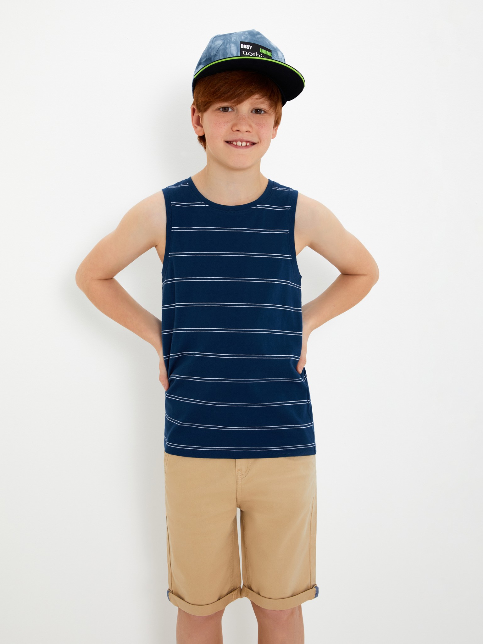 Майка детская Acoola синий размер 134