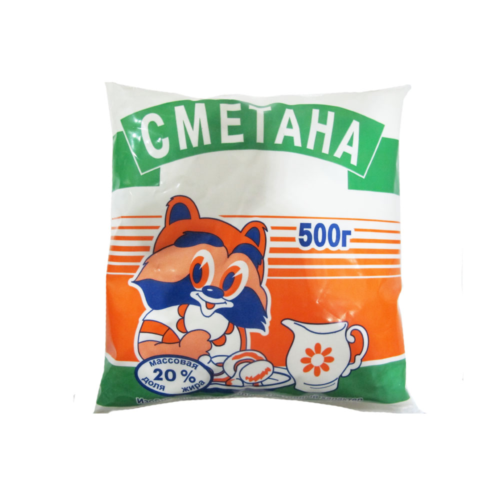 

Сметана Агрофирма Труд 20% БЗМЖ 500 г