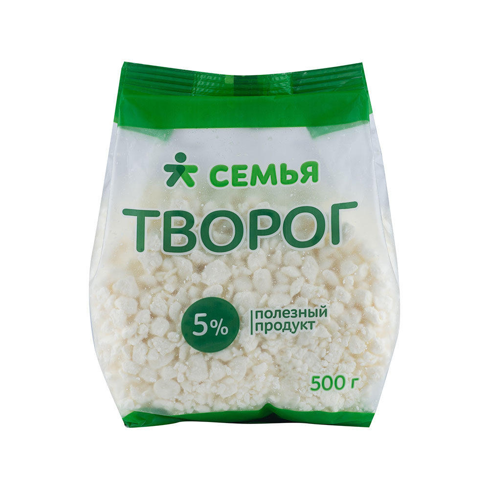 

Творог Семья 5% 500 г