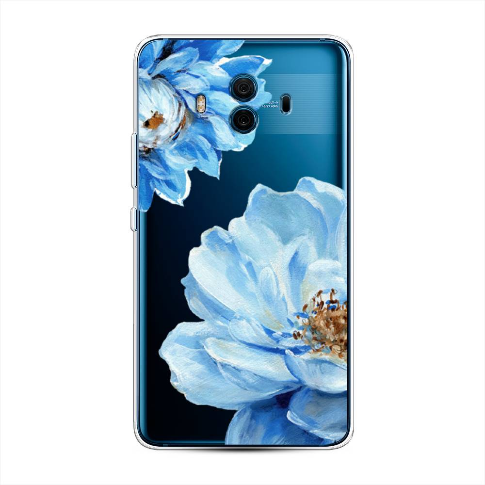 

Чехол Awog на Huawei Mate 10 "Голубые клематисы", Разноцветный, 63350-8