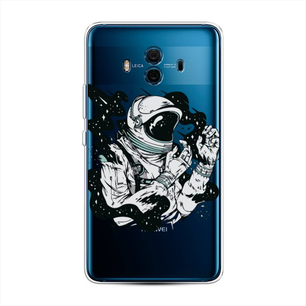 

Чехол Awog на Huawei Mate 10 "Космонавт арт", Разноцветный, 63350-7