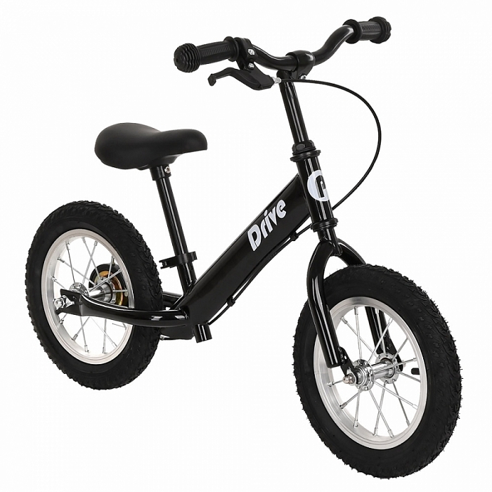 фото Беговел pituso drive черный, колеса air 12" 1203s-black