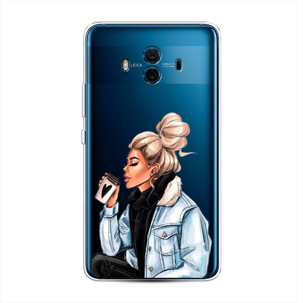 

Чехол Awog на Huawei Mate 10 "Cute girl", Разноцветный, 63350-7