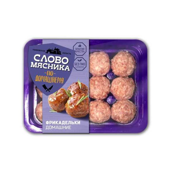 

Фрикадельки свино-говяжьи Слово Мясника Домашние охлажденные 230 г
