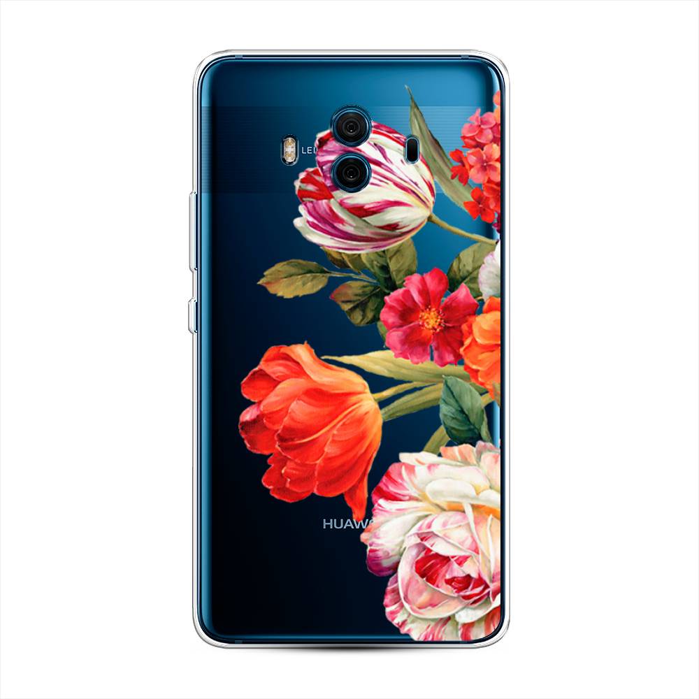 

Чехол Awog на Huawei Mate 10 "Весенний букет", Разноцветный, 63350-8