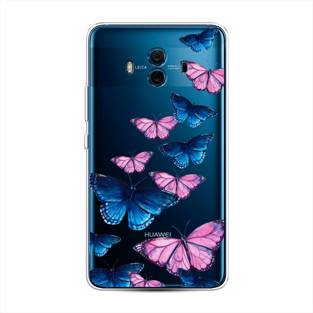 

Чехол Awog на Huawei Mate 10 "Полет бабочек", Разноцветный, 63350-2
