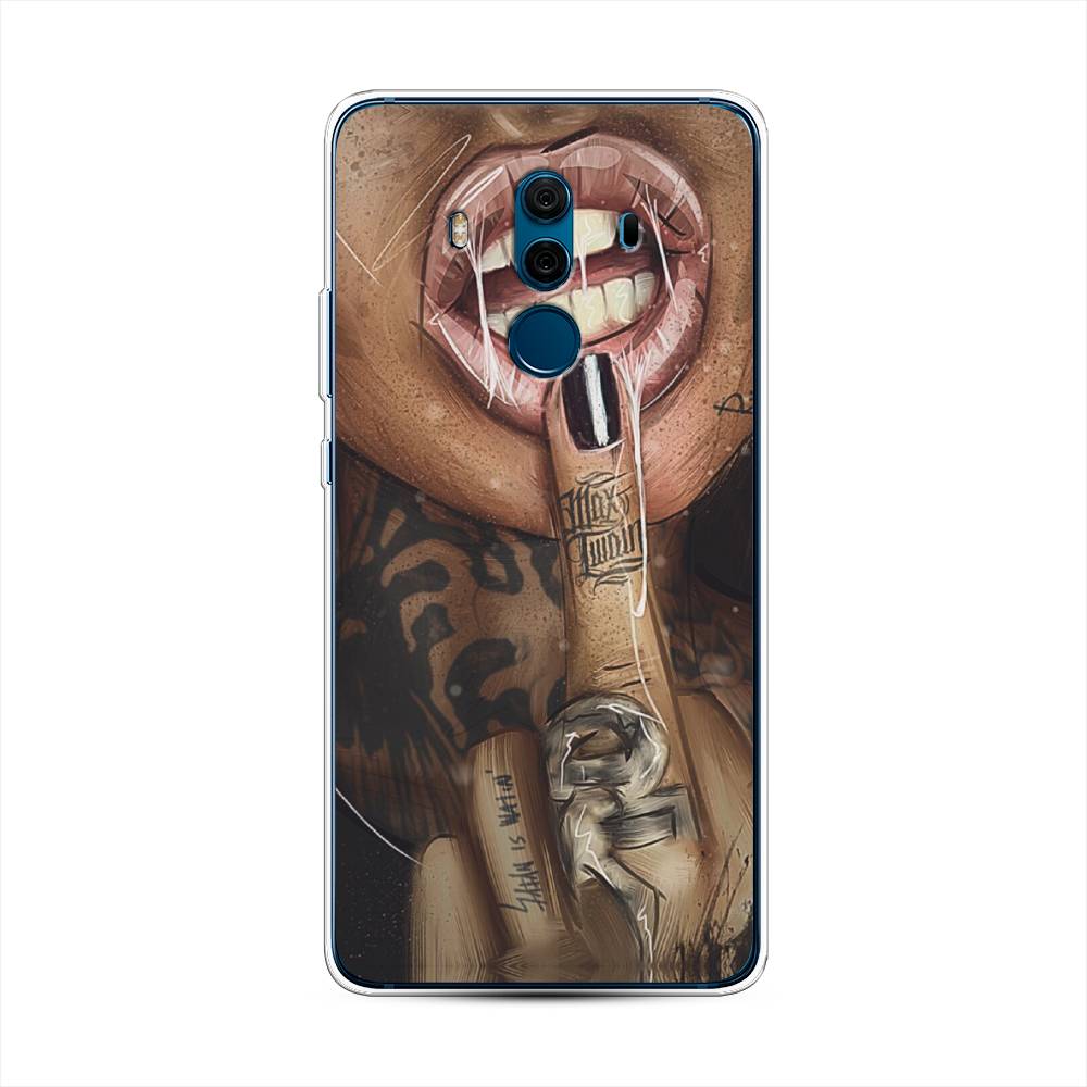 

Чехол Awog на Huawei Mate 10 Pro "Девушка с татуировками", Разноцветный, 63450-9