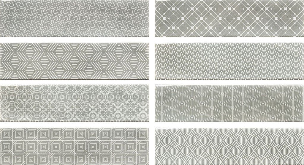

Плитка Cifre Ceramica Decor Opal Grey 7.5x30 0.5 м2, Decor