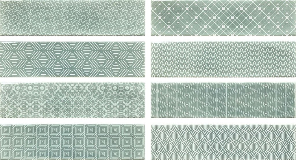 

Плитка Cifre Ceramica Decor Opal Turquoise 7.5x30 0.5 м2, Decor