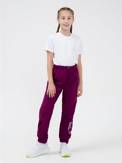 

Брюки детские Sherysheff В19053, темно-бордовый, 104, В19053