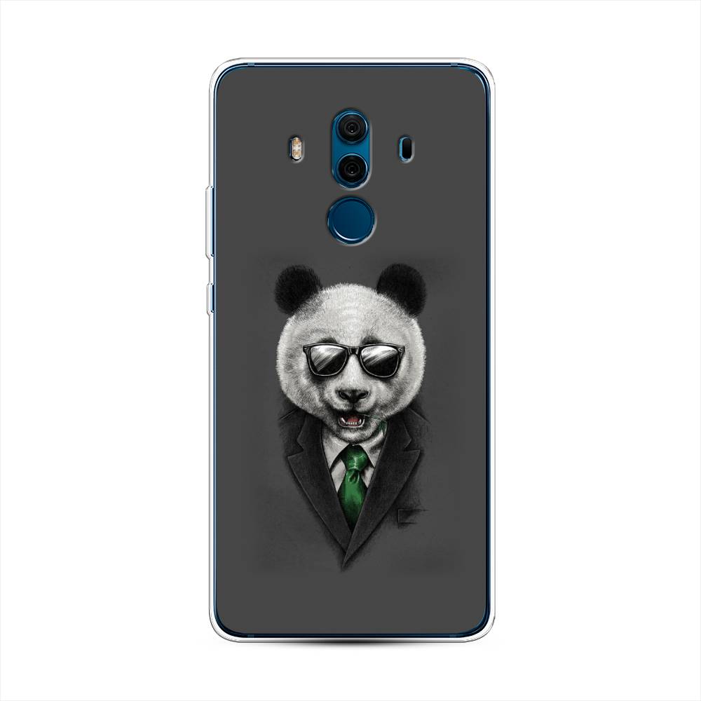 

Чехол Awog на Huawei Mate 10 Pro "Деловая панда", Разноцветный, 63450-10