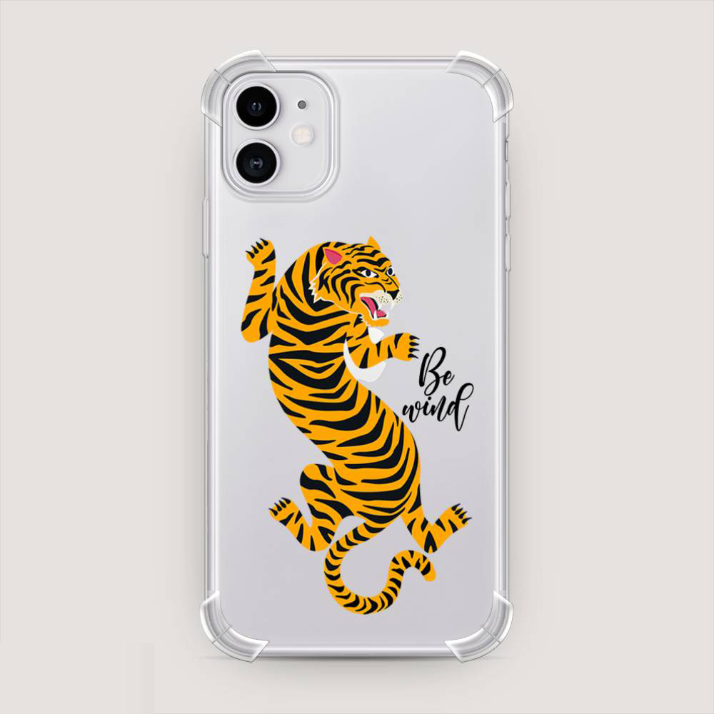 

Чехол Awog на Apple iPhone 11 / Айфон 11 "Tiger be wind", Разноцветный, 12151-1