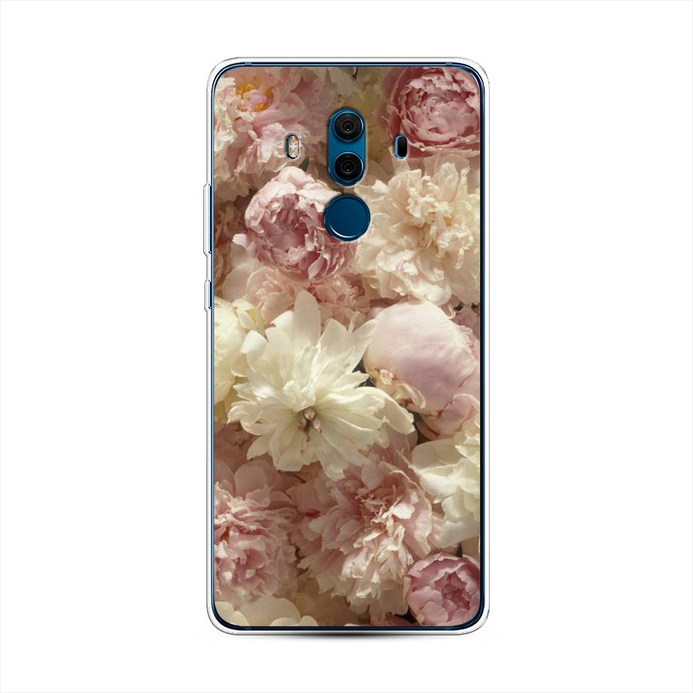 

Чехол Awog на Huawei Mate 10 Pro "Пионы светлые", Разноцветный, 63450-8