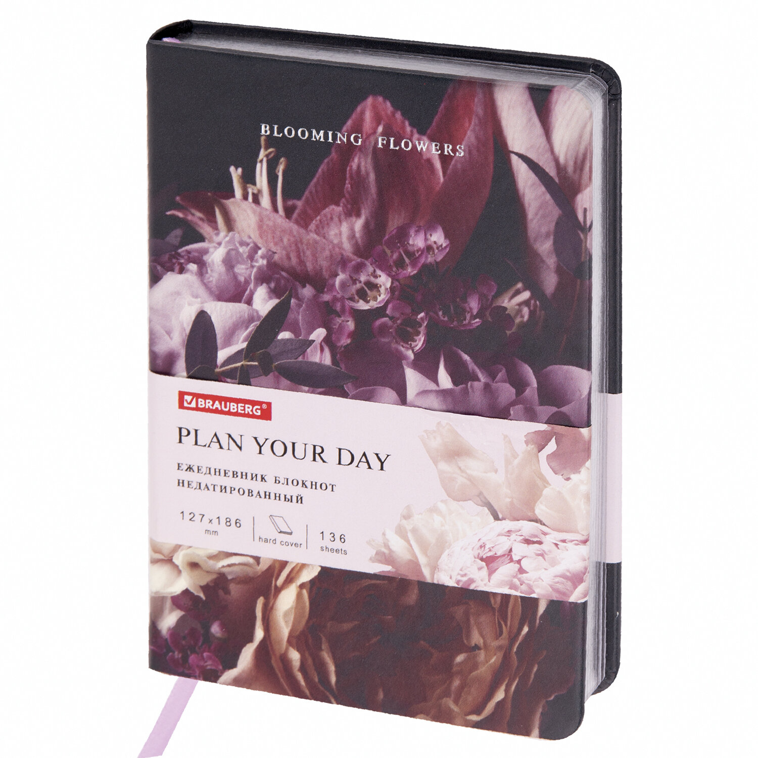 

Ежедневник недатированный Brauberg 112109 Vista Flowers B6, 112109