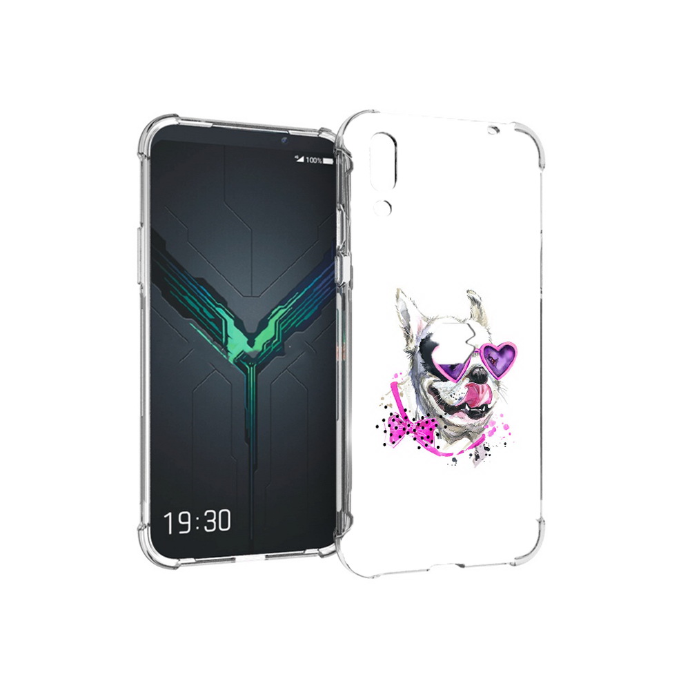 

Чехол MyPads Tocco для Xiaomi Black Shark 2 акварельный пёс (PT144492.263.218), Прозрачный, Tocco