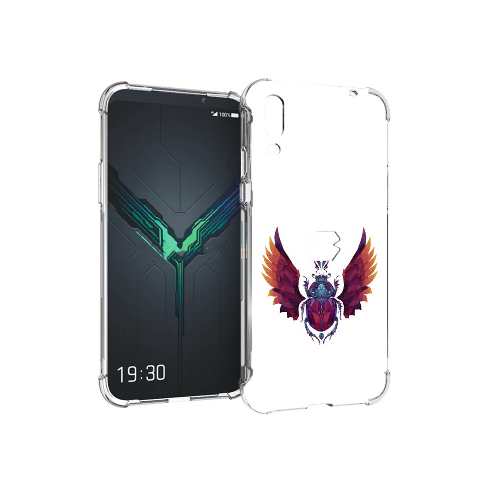 

Чехол MyPads Tocco для Xiaomi Black Shark 2 алмазный скоробей (PT144492.263.219), Прозрачный, Tocco