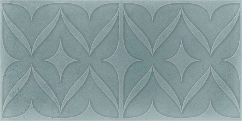 фото Плитка cifre ceramica sonora decor turquoise brillo 7.5x15 0.5 м2