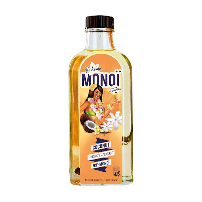 Масло для тела и волос Vahema Monoi De Tahiti Монои Кокос увлажняющее, 100 мл