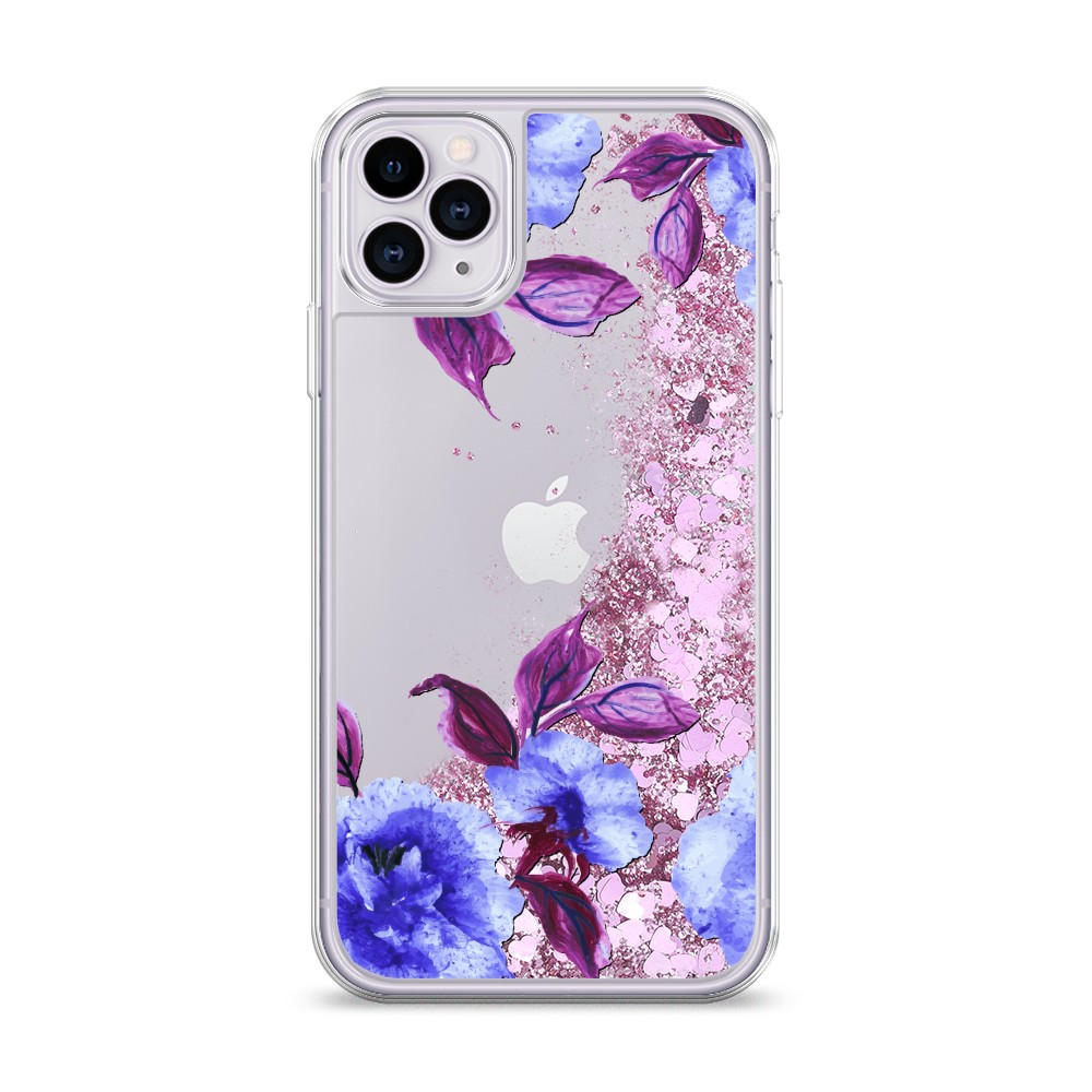 

Жидкий чехол с блестками "Цветочная фантазия 5" на Apple iPhone 11 Pro Max, 12294-1
