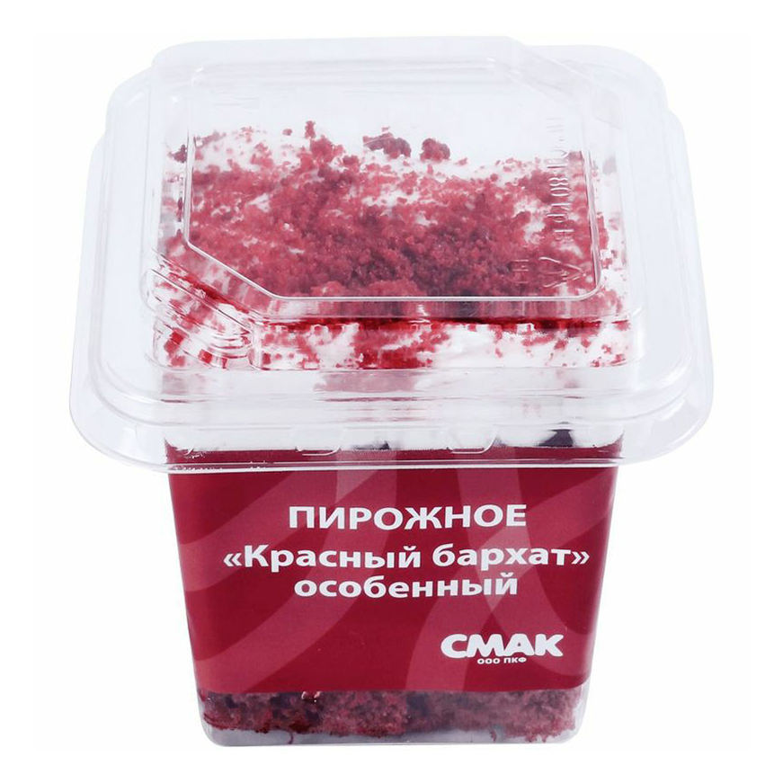 

Пирожное Smak Красный бархат особенный 100 г