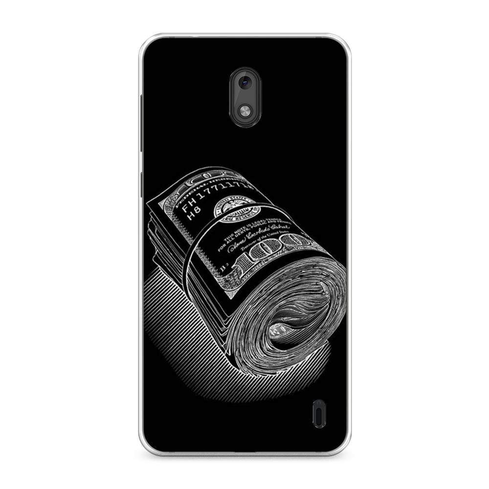 

Чехол Awog на Nokia 2 / Нокиа 2 "Кубышка денег", Черный;серебристый, 120850-5