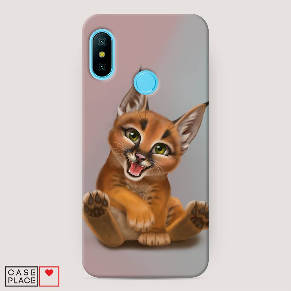 

Пластиковый чехол "Малыш рыси" на Xiaomi Mi A2 Lite, 34220-1